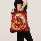 Tote Bag Quatrième année du Cheval de Feu (De près)