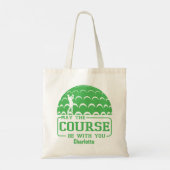 Tote Bag Que le parcours soit avec vous Golf Personnalisé (Dos)