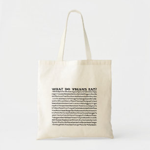 Tote Bag Que les végétaliens mangent-ils ?