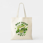 Tote Bag Que votre verre soit vert complet Bière St. Patric (Dos)