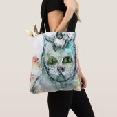 Tote Bag Queen Kitten (De près)