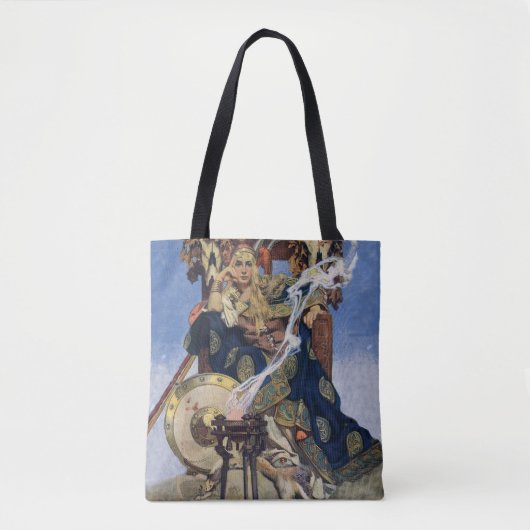 Tote Bag Queen Maeve Warrior Princess Imaginaire Art (Devant)