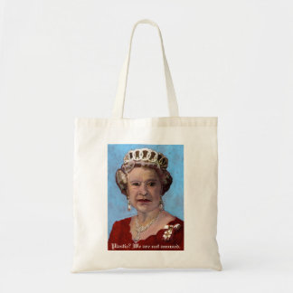 Tote Bag queenelizabethbag, Plastique ? Nous ne sommes pas