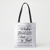 Tote Bag Quel ami nous avons en Jésus, Hymn (Devant)
