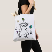 Tote Bag Quel monde merveilleux Fourre-tout (De près)