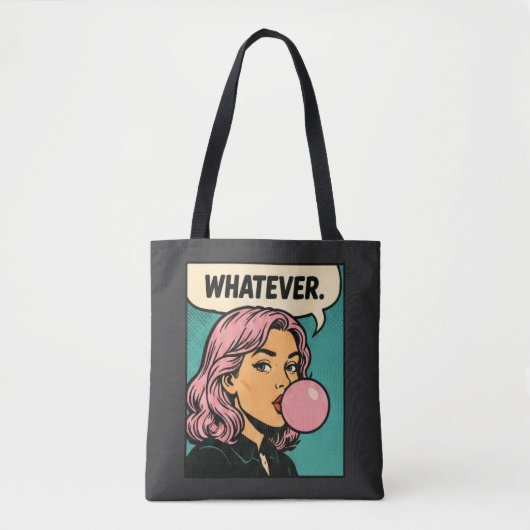 Tote Bag « Quel que soit » Comic Rétro (Devant)