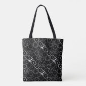 Tote Bag Quelle heure est-il.b L Black BG (Dos)