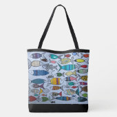 Tote Bag Quelque chose de louche fourre-tout (Dos)