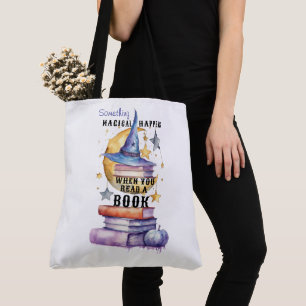 Tote Bag Quelque chose de magique se produit quand vous lis
