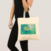 Tote Bag Quelque chose de poisson - Art fractal (Devant (produit))