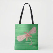 Tote Bag Quelque chose est libellule possible (Devant)