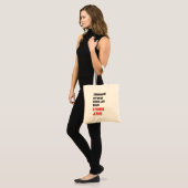 Tote Bag QUELQUE PART ENTRE ... J'AI TROUVÉ JÉSUS Christian (Devant (modèle))