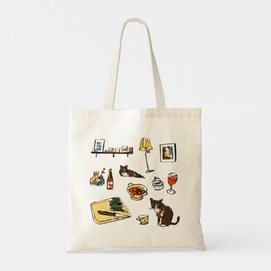 Tote Bag Quelques-Unes De Mes Choses Préférées Fourre-tout (Dos)