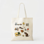 Tote Bag Quelques-Unes De Mes Choses Préférées Fourre-tout (Devant)