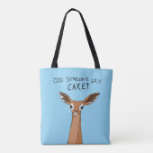 Tote Bag Quelqu'Un A Dit Du Gâteau ? (Dos)