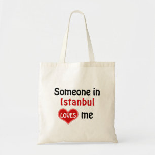 Tote Bag Quelqu'un à Istanbul m'aime