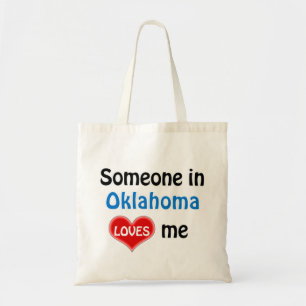 Tote Bag Quelqu'un en Oklahoma m'aime