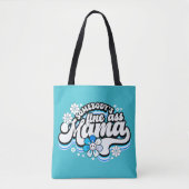 Tote Bag Quelqu'un est belle maman bleu bébé (Devant)