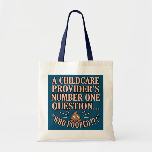 Tote Bag Question du fournisseur de soins pour enfants Ense (Devant)