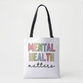 Tote Bag Questions de santé mentale | Sensibilisation à la (Devant)