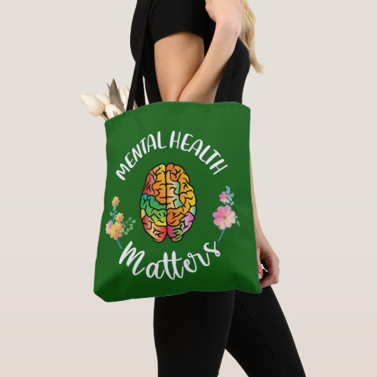 Tote Bag Questions de santé mentale | Sensibilisation à la (De près)