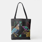 Tote Bag Queue bleue (Dos)