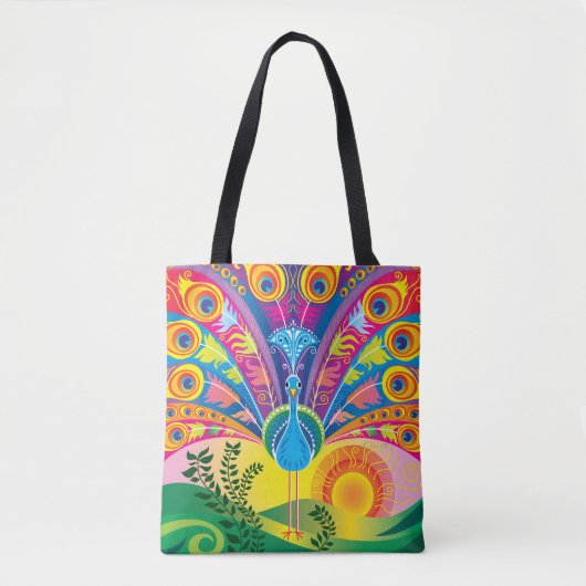 Tote Bag Queue de paon (Devant)