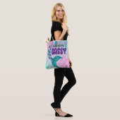 Tote Bag Queue de sirène rose violet vert Splashy Sassy Fém (Sur le modèle)