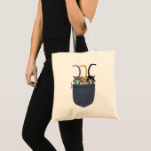 Tote Bag Queues de Kitty (Devant (produit))