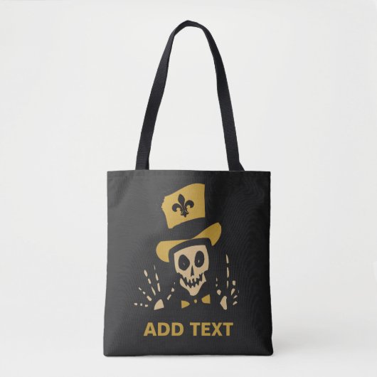 Tote Bag Qui Dat Voodoo Man (Devant)