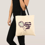 Tote Bag Qui est le plus juste de elles toutes ? (Devant (produit))