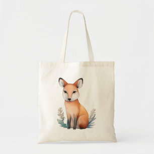 Tote Bag Quiet Guardian : Le Renard Serène dans la nature