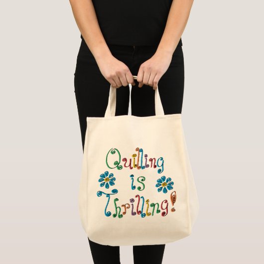 Tote Bag Quilling est excitant (Devant (produit))