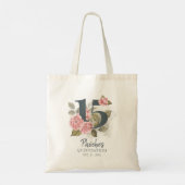 Tote Bag Quinceanera Floral rustique 15e anniversaire (Dos)