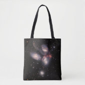 Tote Bag Quintette de Stephan 5 galaxies Champ profond Jame (Devant)