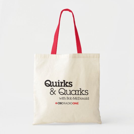 Tote Bag Quirks & Quarks de CBC (Devant)