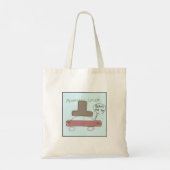 Tote Bag Quirky Illustrated Abe Lincoln (Dos)