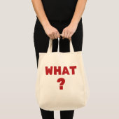 Tote Bag Quoi ? (Devant (produit))