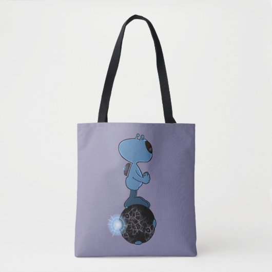 Tote Bag Qwiby sur son Sphere Rider (Devant)