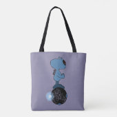 Tote Bag Qwiby sur son Sphere Rider (Dos)