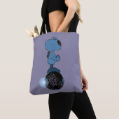 Tote Bag Qwiby sur son Sphere Rider (De près)