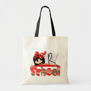 Tote Bag R Monogramme Budget de l'école Fourre-tout