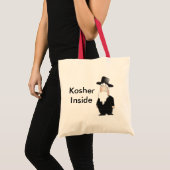 Tote Bag Rabbin juif drôle - bande dessinée fraîche (Devant (produit))