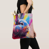 Tote Bag Rabbit Bunny Animal Discovery Aventure Nature (De près)