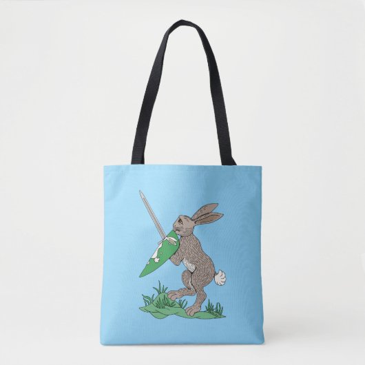 Tote Bag Rabbit de guerrier médiéval (Devant)