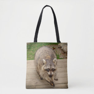 Tote Bag Raccoon avec une puce