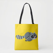 Tote Bag Raccoon de dessin animé mignon (Devant)