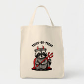 Tote Bag Raccoon d'Halloween KiniArt (Devant)