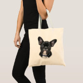 Tote Bag Race de chien de bouledogue français (Devant (produit))