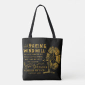 TOTE BAG RACINE WISCONSIN WINDMILL WINSHIP MFG CO 1889 (Dos)